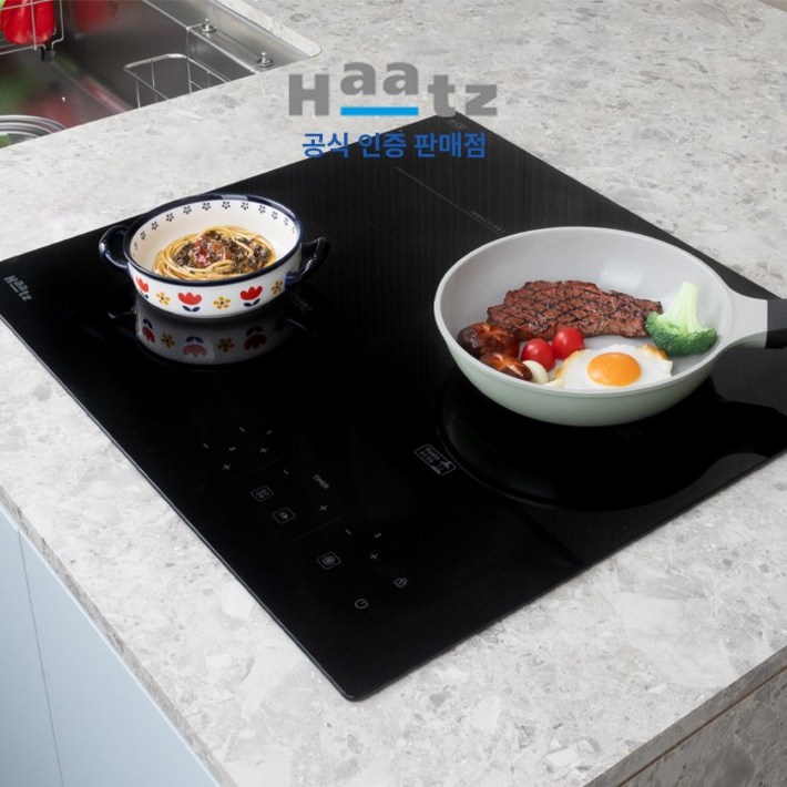 하츠 코지 인덕션 3구 전국설치 타공 560x480, 빌트인, IH3605TTLB