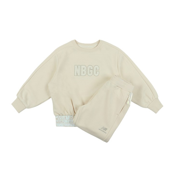 뉴발란스 키즈 샤이니 배색 셋업 NK9YD4804G