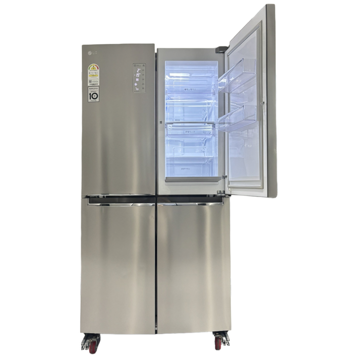 135 LG 870리터 대용량 4도어 중고냉장고 히든버튼 미니테이블 매직스페이스 메탈 상태깨끗