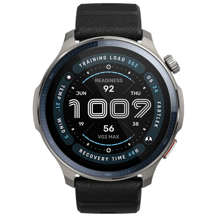 어메이즈핏 스마트워치 Balance 2, GPS  블루투스, 4.74cm, 블랙