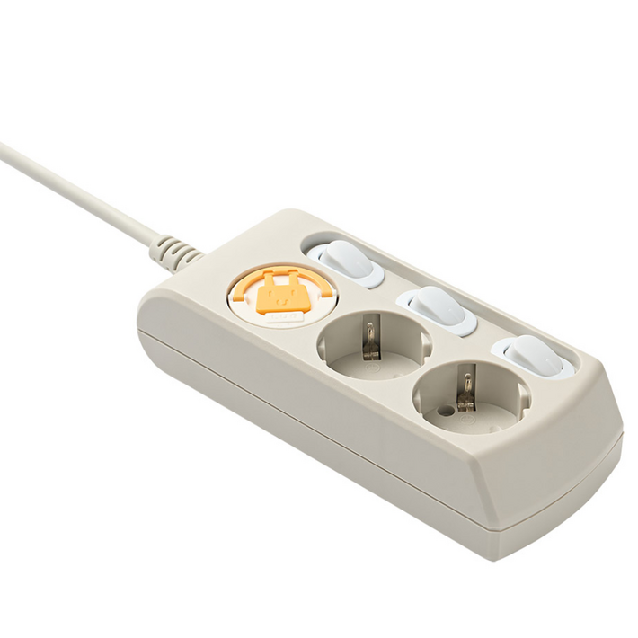 납작 멀티탭 고용량 누전 차단 3구 1M ZOA301