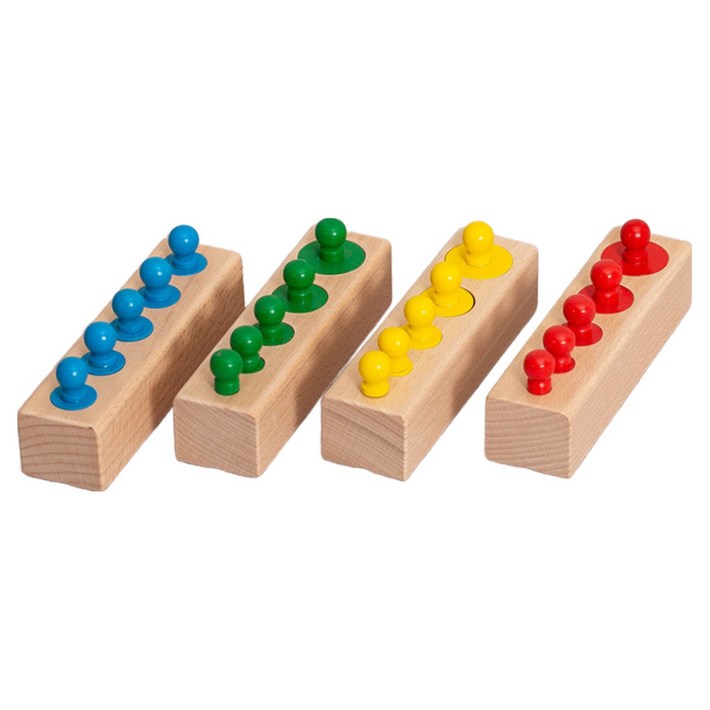 정품 boby 몬테소리 소켓 실린더 블록 교구 퍼즐 소근육 발달 원목 장난감 베이비 토들러