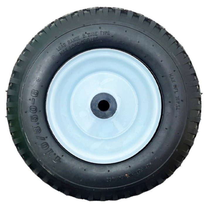 메이툴 염화칼슘살포기 에어바퀴 수레바퀴 12인치 최대하중 181.5kg이상