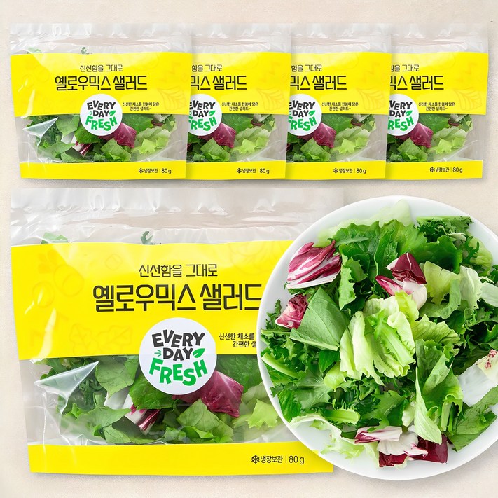 로켓프레시 신선함을 그대로 엘로우믹스 샐러드