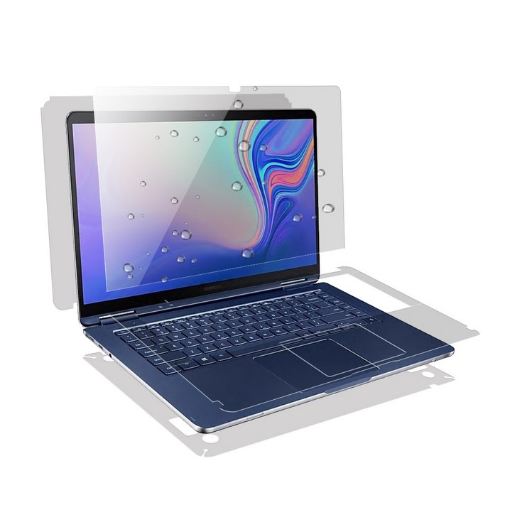 알럽스킨 삼성 노트북 펜 Pen S 15 올레포빅 액정외부 보호필름 2매 NT950SBE NT950SBV NT951SBE 노트북용, 1개