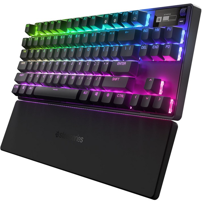 스틸시리즈 APEX PRO TKL WL US 기계식 게이밍 무선 텐키리스 키보드, 단일색상, KB19
