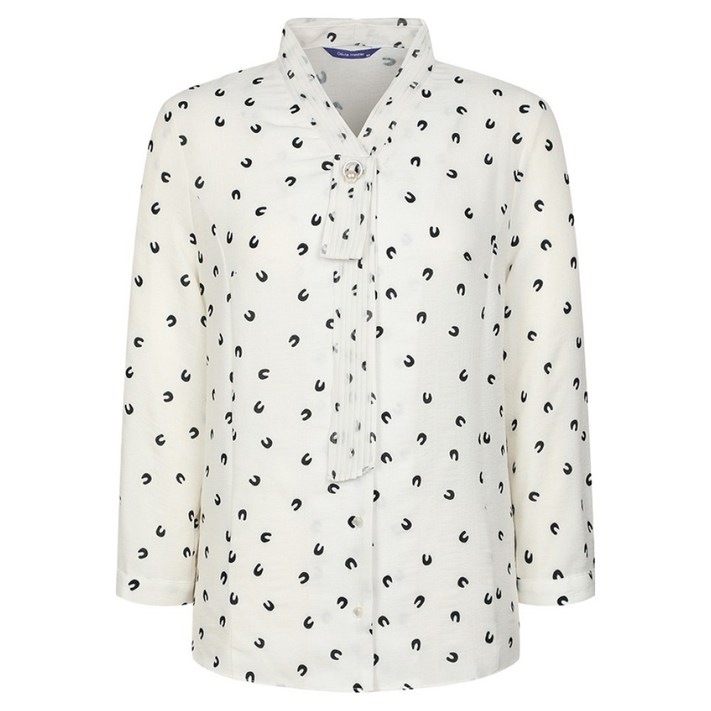 올리비아하슬러 여성용 엠보 도트 블라우스 OHCMBL109