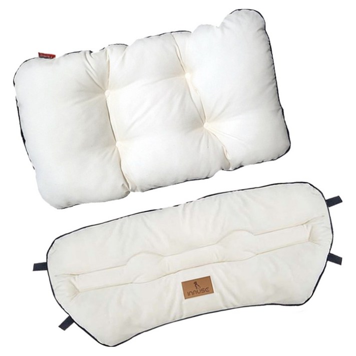 인뮤즈 강아지 유모차용 가드  방석 세트, 아이보리, 1세트
