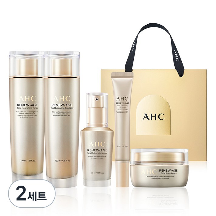 AHC 리뉴에이지 토탈 4종 아이크림 20ml 기프트 세트 AHC 리뉴에이지 토탈 4종 아이크림 20ml 기프트 세트
