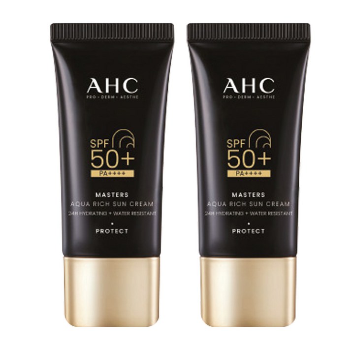 AHC 마스터즈 아쿠아 리치 선크림 SPF50 PA