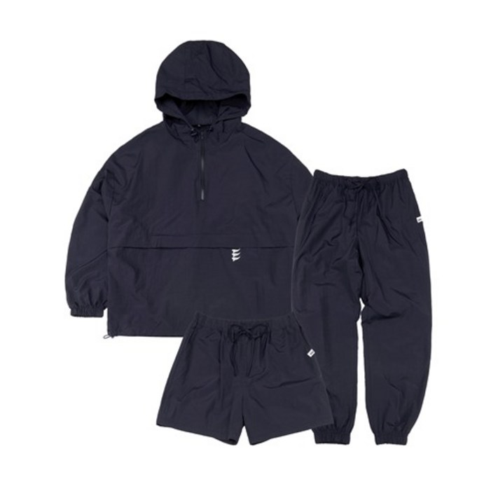 어반디타입 남녀공용 아노락 쓰리피스 풀 셋업