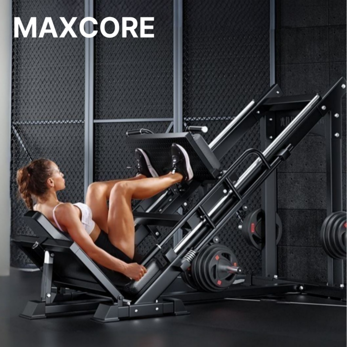 맥스코어 헬스 레그프레스 운동기구 헬스장 하체 가정용 허벅지 헬스기구 머신 파워 스쿼트