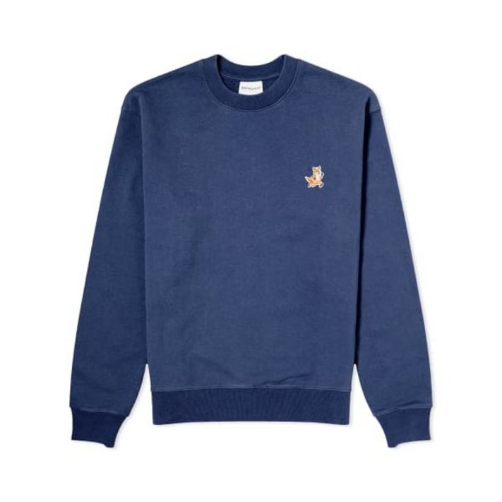 국내매장정품 메종키츠네 남성 맨투맨 SPEEDY FOX PATCH COMFORT SWEATSHIRT MM00313KM0307P476 스피디 폭스 패치 컴포트 맨투맨