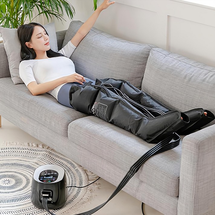 닥터웰 에어웰 공기압 다리 종아리 안마 마사지기 DR5401, DR5401, Black