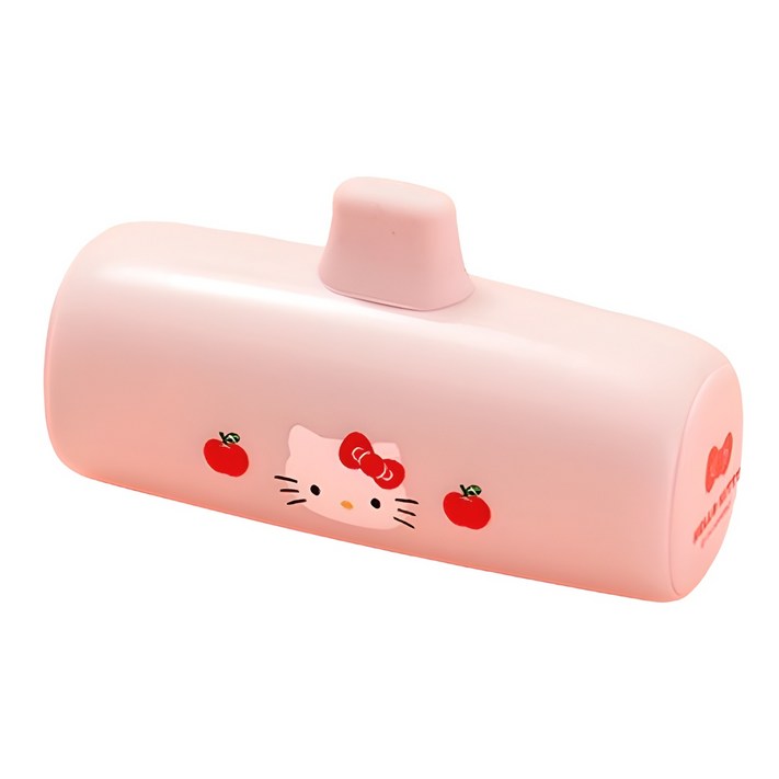 데이니즈 산리오 캐릭터즈 미니 일체형 도킹형 보조배터리 8핀 MOTHISM50008P, 헬로키티, MOTHISM50008P8핀