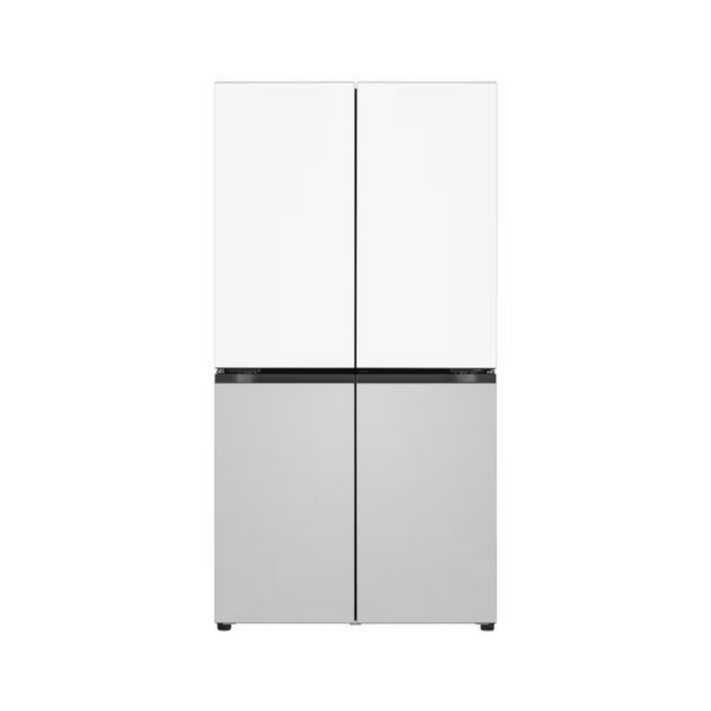 LG전자 DIOS디오스 오브제컬렉션 매직스페이스 4도어 냉장고 870L 프리스탠딩 크림화이트크림그레이T875MHR111