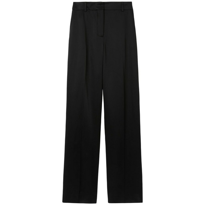 BURBERRY버버리 프레스드 크리즈 플레어 팬츠