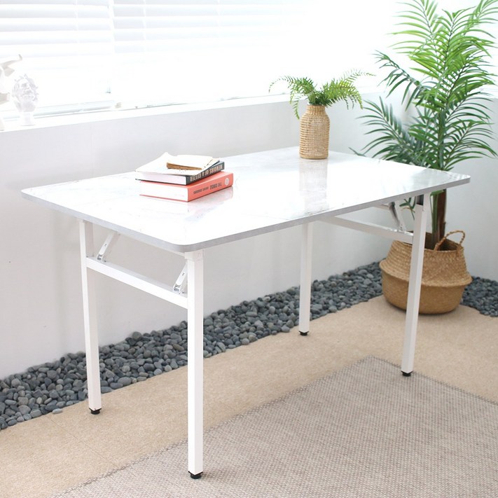 로아공방 입식 접이식 폴딩 테이블 1600x800mm, 연베이지