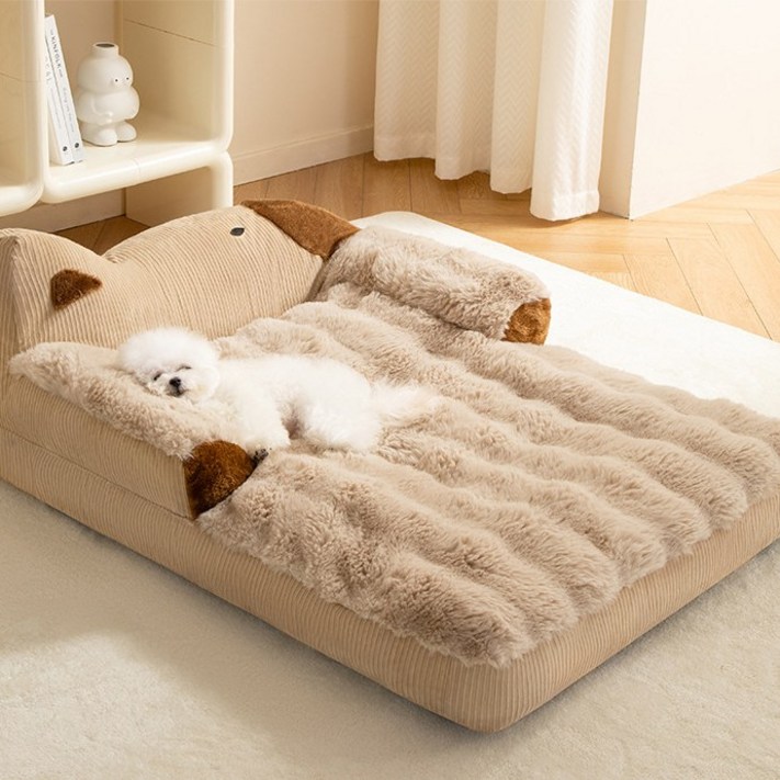 Arsjuo 겨울 반려동물 강아지 마약 방석 보온 쿠션