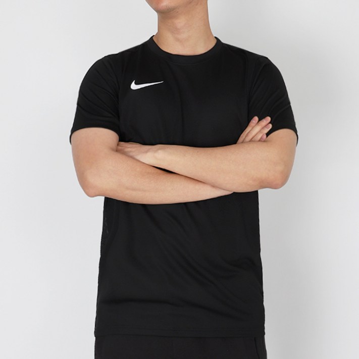 나이키 드라이 스우시 반팔티 블랙