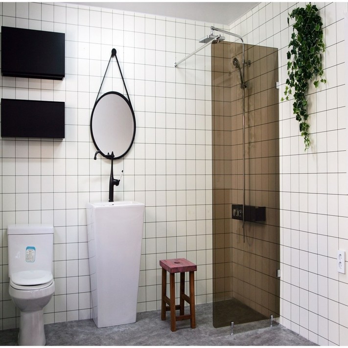 안전강화유리당일발송 A6마트 욕실파티션 55종 모음 DIY 쉬운설치 샤워부스