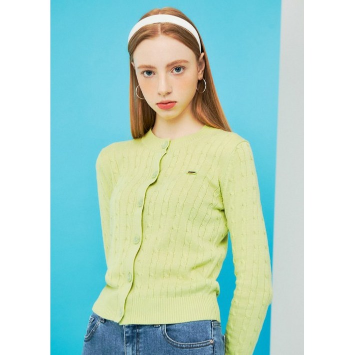 GUESS 게스 여성 케이블 가디건 ON1S5710 394031