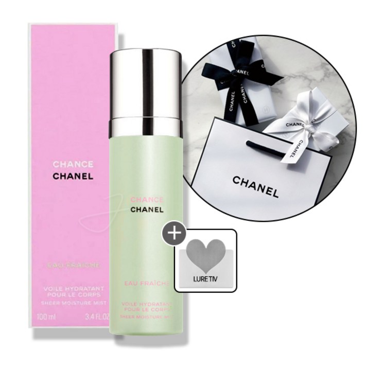 기프트리본포장세트로샤쉐 샤넬 샹스 오 후레쉬 body mist 바디 미스트 100ml