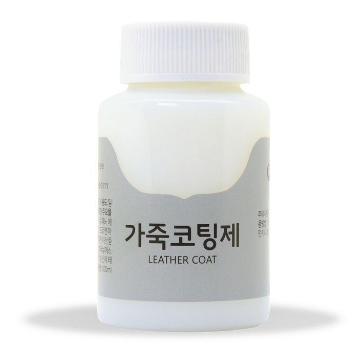 가스코 가죽코팅제광택 전후처리제 피니셔 100ml