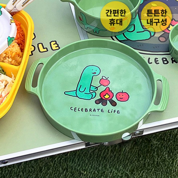 조구만 접시 멜라민 핸디원형YP3271