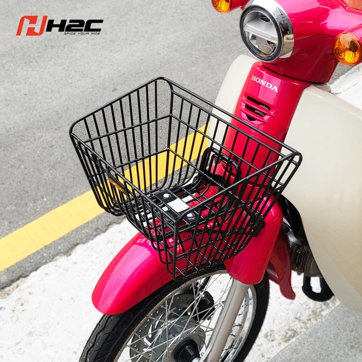 2125 혼다 슈퍼커브110 바구니 순정 H2C 프론트 바스켓, 1개