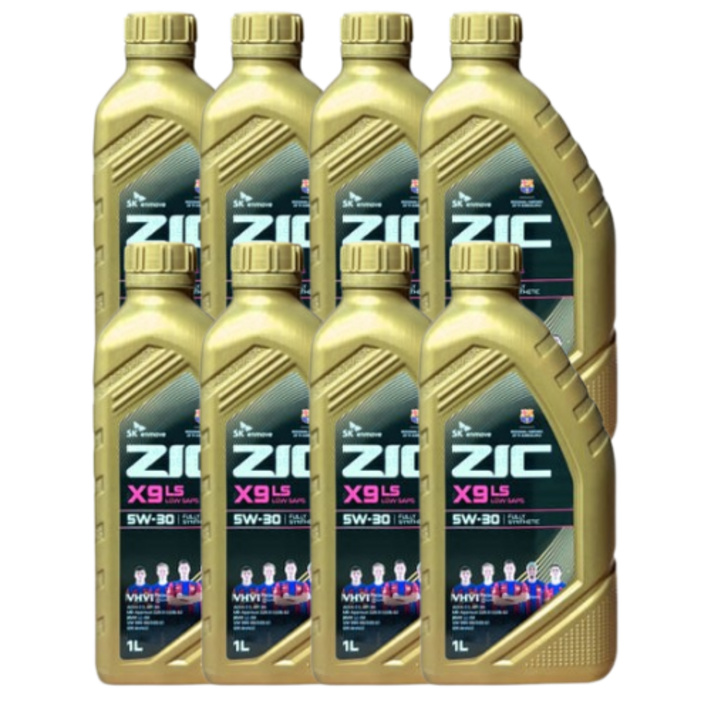 지크 LS x9 5W30 1L 엔진 보호성능 가솔린 디젤 합성 엔진오일