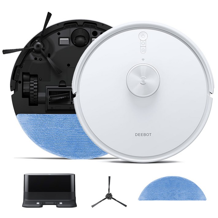ECOVACS 디봇 Y1 프로 물걸레 로봇청소기 1년 보증 ASAPP 한국어 지원한국식 플러그