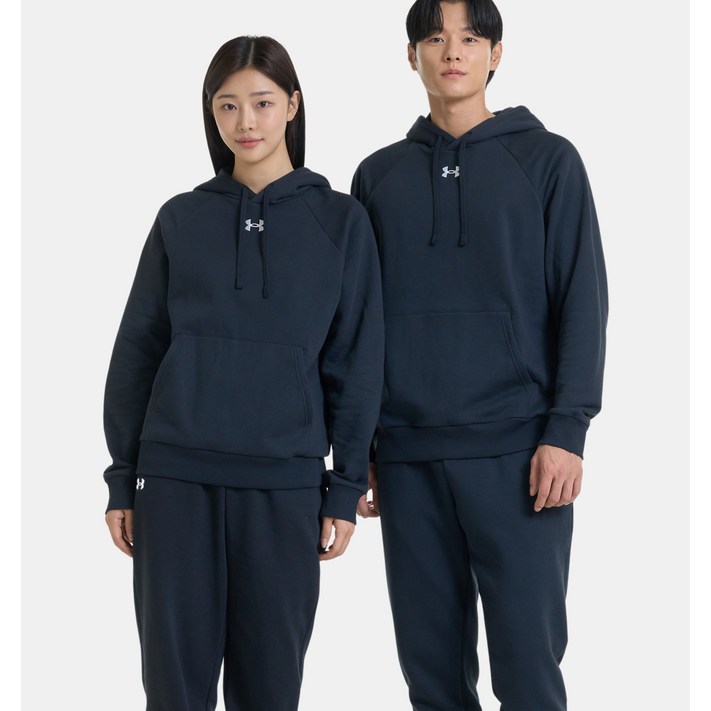 언더아머 본사남성 UA 라이벌 플리스 후디1379757001