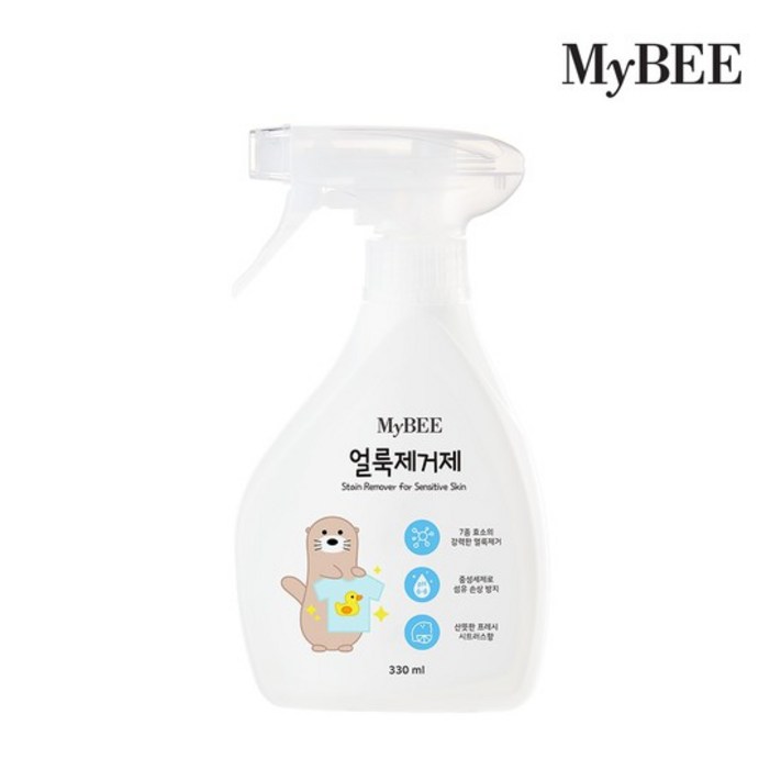 마이비 자연품은 얼룩제거제 용기 330ml, 1개 마이비 자연품은 얼룩제거제 용기 330ml, 1개