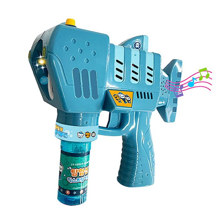 바다탐험대 옥토넛 탐험선W 익스트림 버블머신 5구 스핀판 풍성한 비눗방울, 1개, 혼합색상