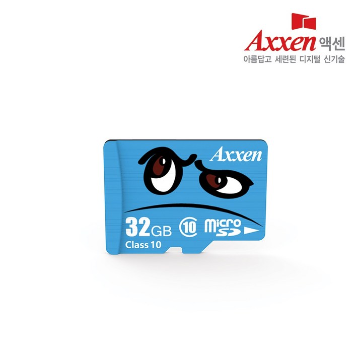 액센 캐릭터 UHSI Class10 Micro SD카드 100MBs 32GB, 32GB