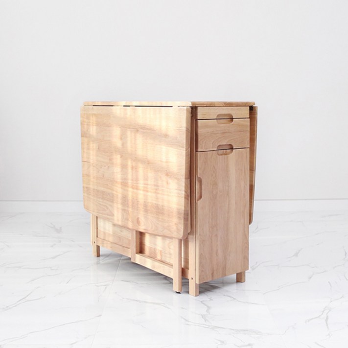 벤트리 벤느 원목 접이식 확장형 식탁 4인용 테이블 단품