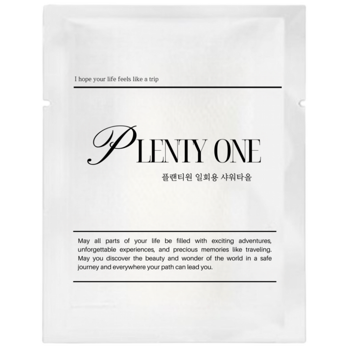 플랜티원 호텔 일회용샤워타올 100개입, 1박스, 100개입