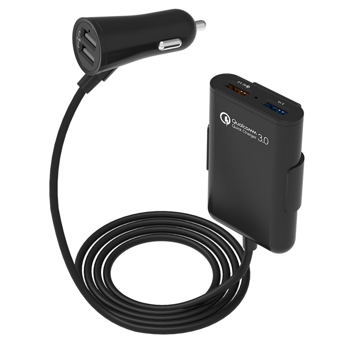 챌린지하이브리드 퀵차지 3.0 멀티 4포트 USB 연장형 차량용 고속충전기 챌린지하이브리드 퀵차지 3.0 멀티 4포트 USB 연장형 차량용 고속충전기