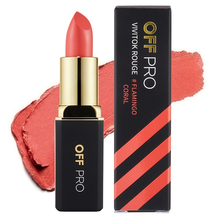 오프 프로 비비톡 루즈 3.6g, 플라밍고 코랄, 1개, 3.6g
