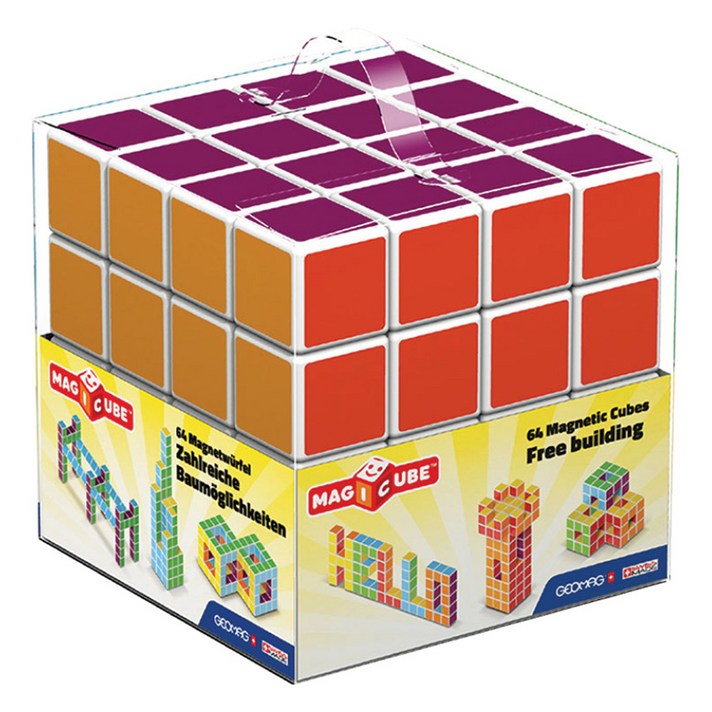 지오맥 매직큐브 프리빌딩 원목블록 세트