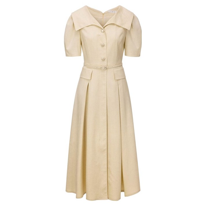 온앤온 여성용 핏 앤 플레어 실루엣 원피스