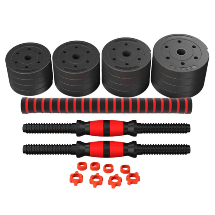 타니 무게조절 덤벨 바벨 조립식 세트, 1세트, 20kg