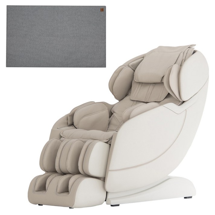 리쏘 미라클 안마의자  전용 카페트 세트 방문설치, LSF7000F, 아이보리  베이지안마의자, 그레이카페트