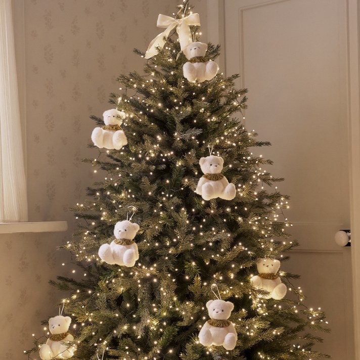 크리스마스 트리 장식세트 테디베어