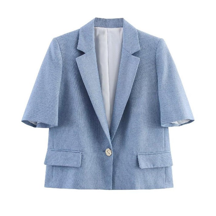 여성 가을 반팔 정장 코트바지 세트 A03Z2C 원픽1