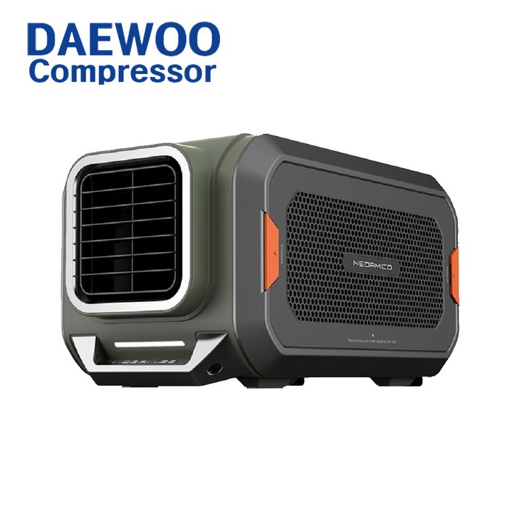 대우컴프레셔 네오아미코 캠핑에어컨 냉난방기 CA50HA 실외기없는 휴대용 무시동 에어컨 미니 캠핑용품 소형 아기 유아 차박 텐트 그린