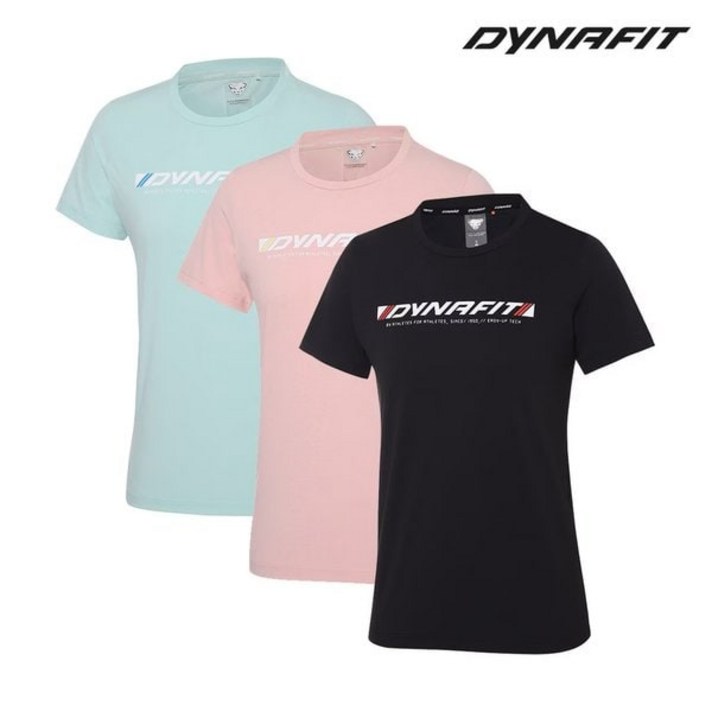 다이나핏 [DYNAFIT 2023] 땀흡수건조가 빠른 코튼터치 기능성소재의 여성 반팔티셔츠 러시 YWM23263GJ