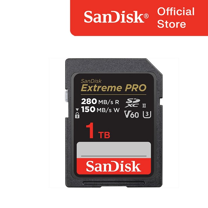 샌디스크 익스트림프로 SDXC V90 UHS2 SDSDXEP 1TB, 1테라