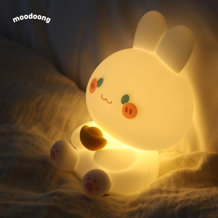 토끼무드등 실리콘무드등 아이방 수면등 취침등 침실조명 LED 캐릭터무드등 토끼무드등 실리콘무드등 아이방 수면등 취침등 침실조명 LED 캐릭터무드등